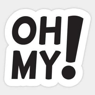 Oh my! Halloween Sticker